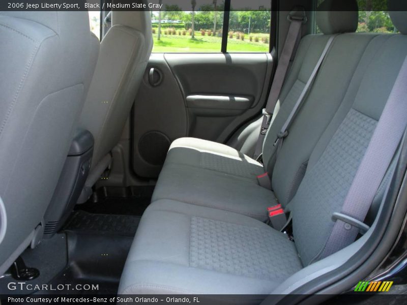 Black / Medium Slate Gray 2006 Jeep Liberty Sport