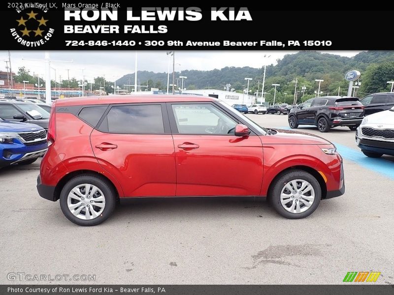 Mars Orange / Black 2022 Kia Soul LX