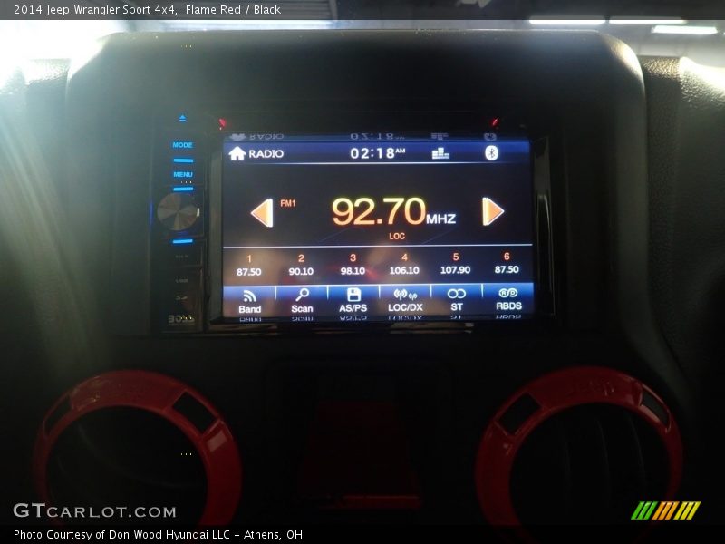 Flame Red / Black 2014 Jeep Wrangler Sport 4x4