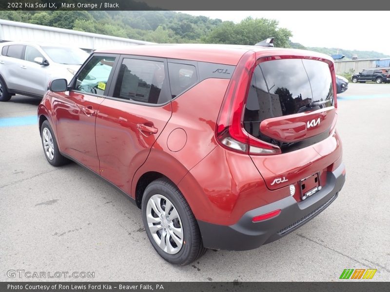 Mars Orange / Black 2022 Kia Soul LX