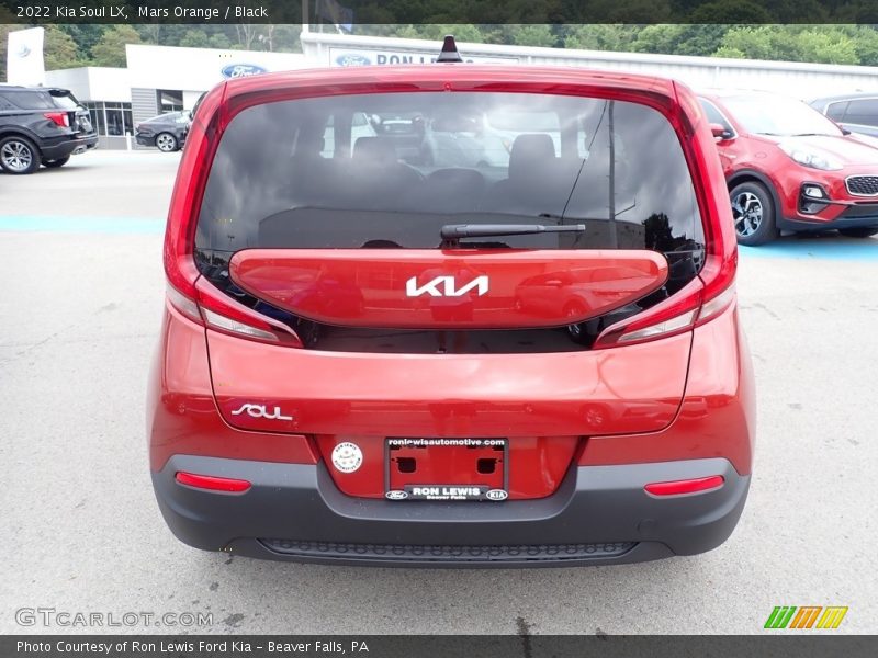Mars Orange / Black 2022 Kia Soul LX