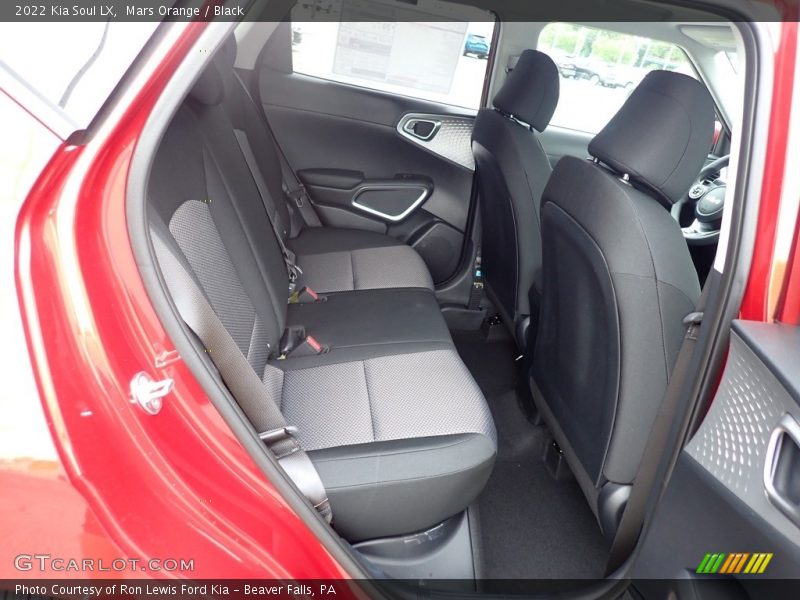 Rear Seat of 2022 Soul LX