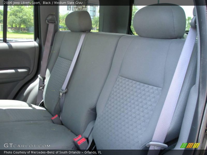 Black / Medium Slate Gray 2006 Jeep Liberty Sport