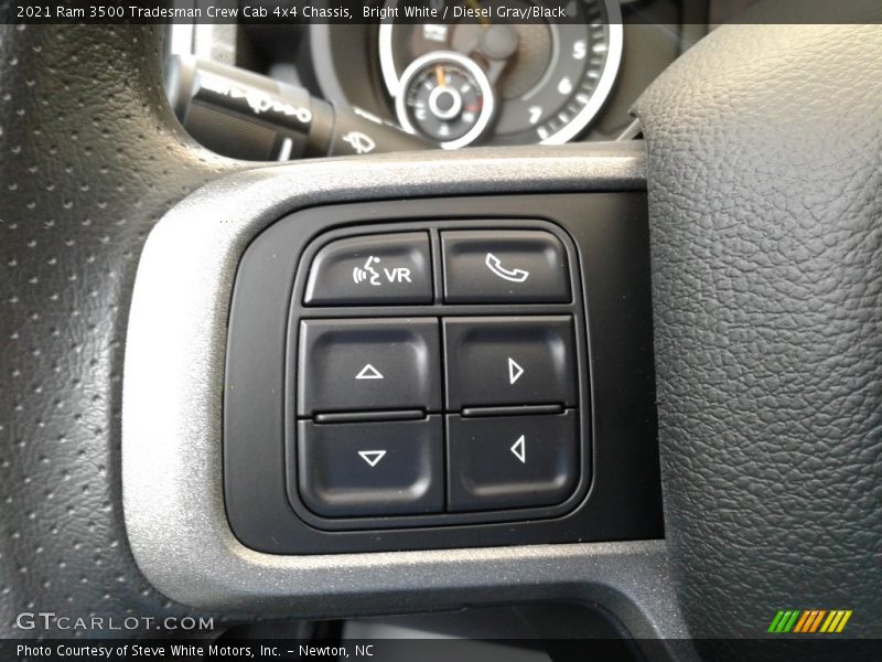 Bright White / Diesel Gray/Black 2021 Ram 3500 Tradesman Crew Cab 4x4 Chassis