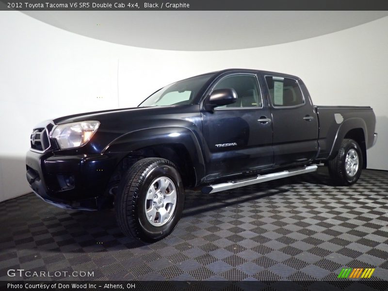Black / Graphite 2012 Toyota Tacoma V6 SR5 Double Cab 4x4