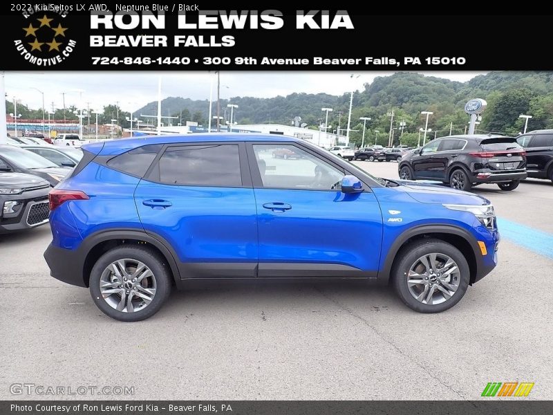 Neptune Blue / Black 2022 Kia Seltos LX AWD