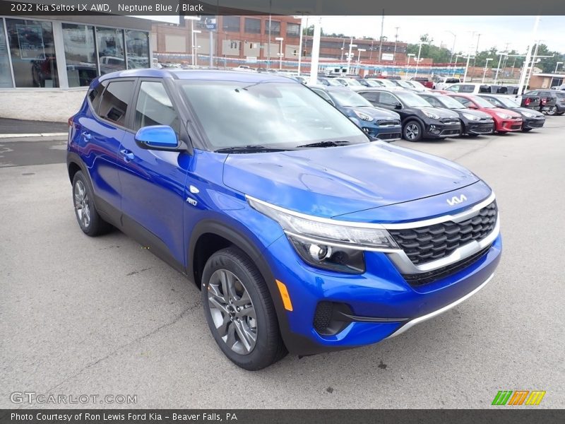 Neptune Blue / Black 2022 Kia Seltos LX AWD