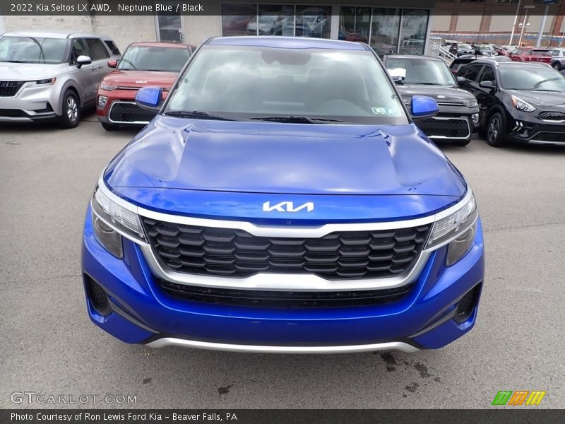 Neptune Blue / Black 2022 Kia Seltos LX AWD