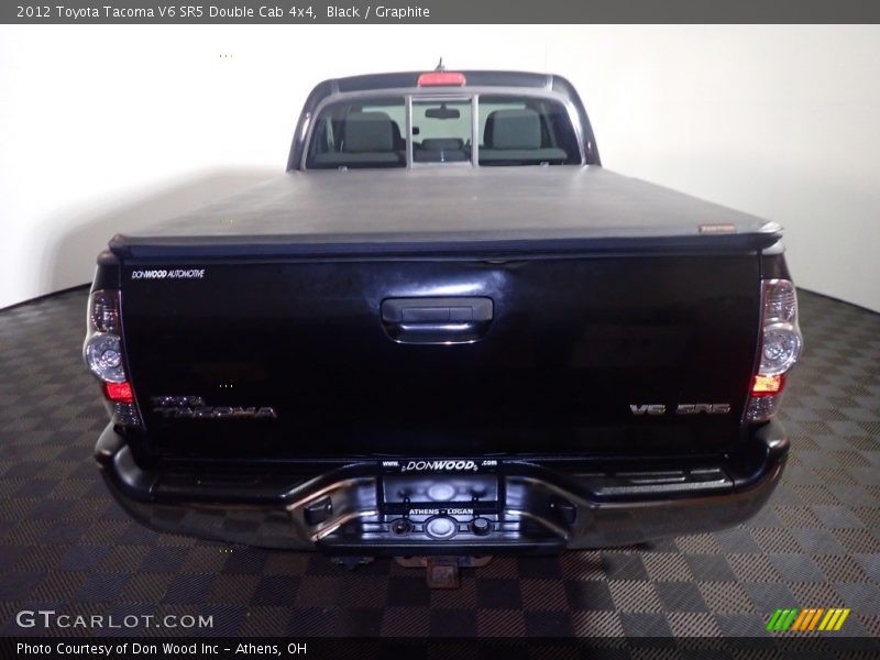 Black / Graphite 2012 Toyota Tacoma V6 SR5 Double Cab 4x4