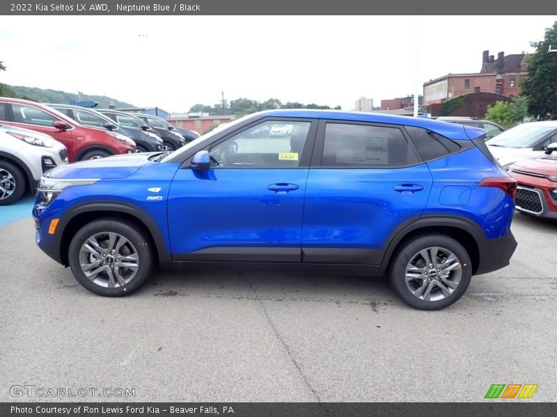 Neptune Blue / Black 2022 Kia Seltos LX AWD