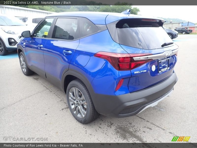 Neptune Blue / Black 2022 Kia Seltos LX AWD