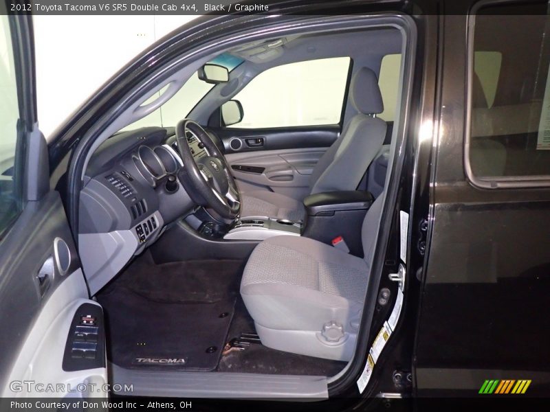 Black / Graphite 2012 Toyota Tacoma V6 SR5 Double Cab 4x4