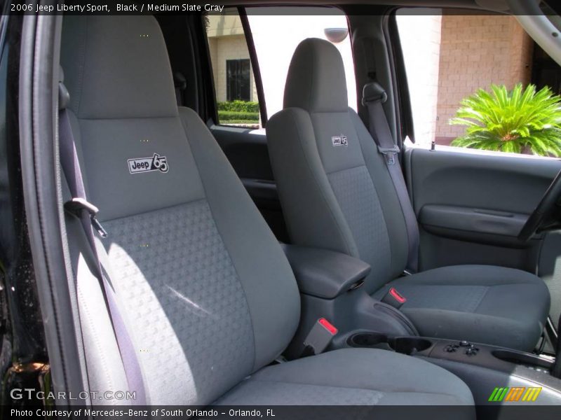 Black / Medium Slate Gray 2006 Jeep Liberty Sport