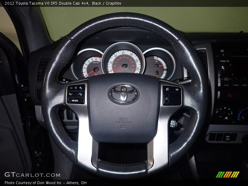 Black / Graphite 2012 Toyota Tacoma V6 SR5 Double Cab 4x4