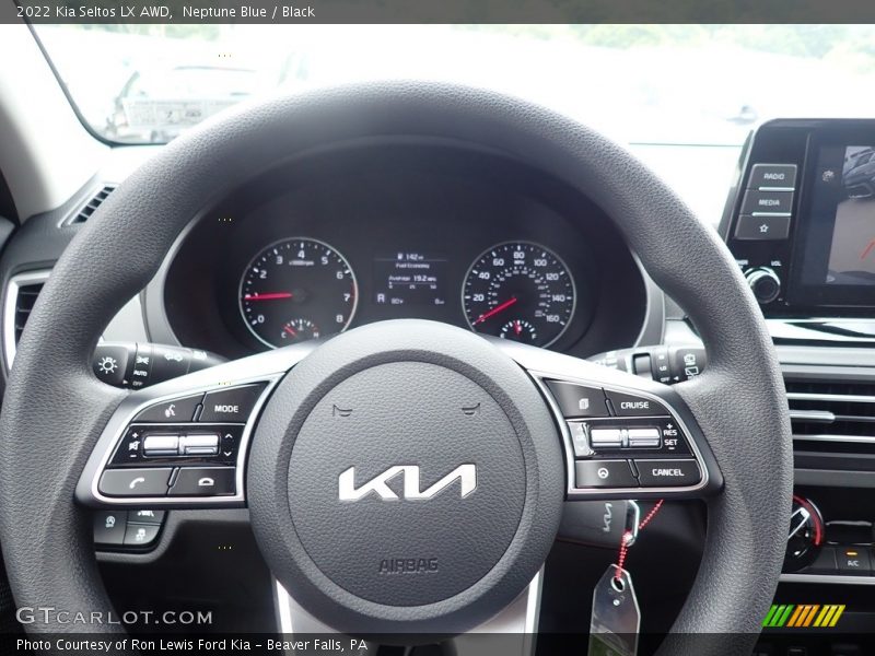 Neptune Blue / Black 2022 Kia Seltos LX AWD