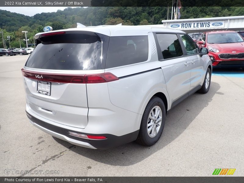 Silky Silver / Off Black 2022 Kia Carnival LX