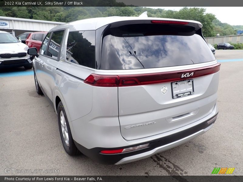 Silky Silver / Off Black 2022 Kia Carnival LX