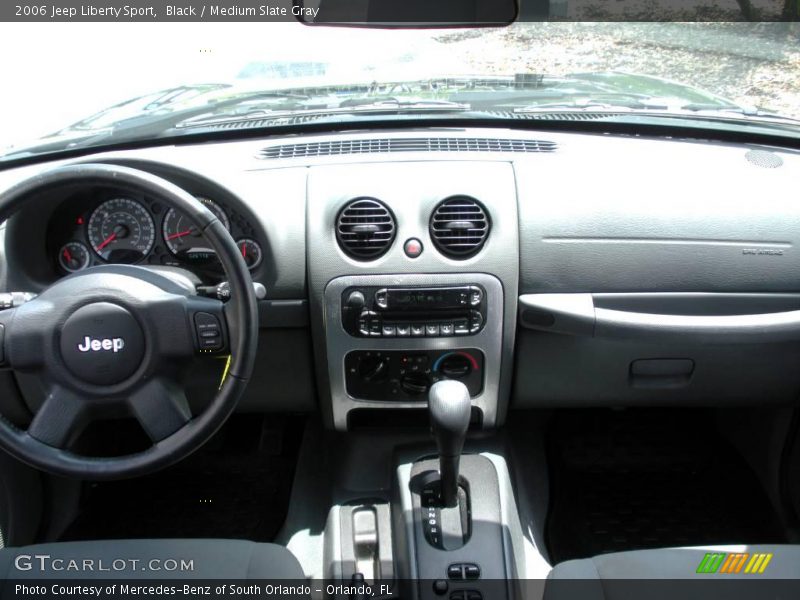 Black / Medium Slate Gray 2006 Jeep Liberty Sport