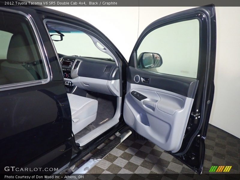 Black / Graphite 2012 Toyota Tacoma V6 SR5 Double Cab 4x4