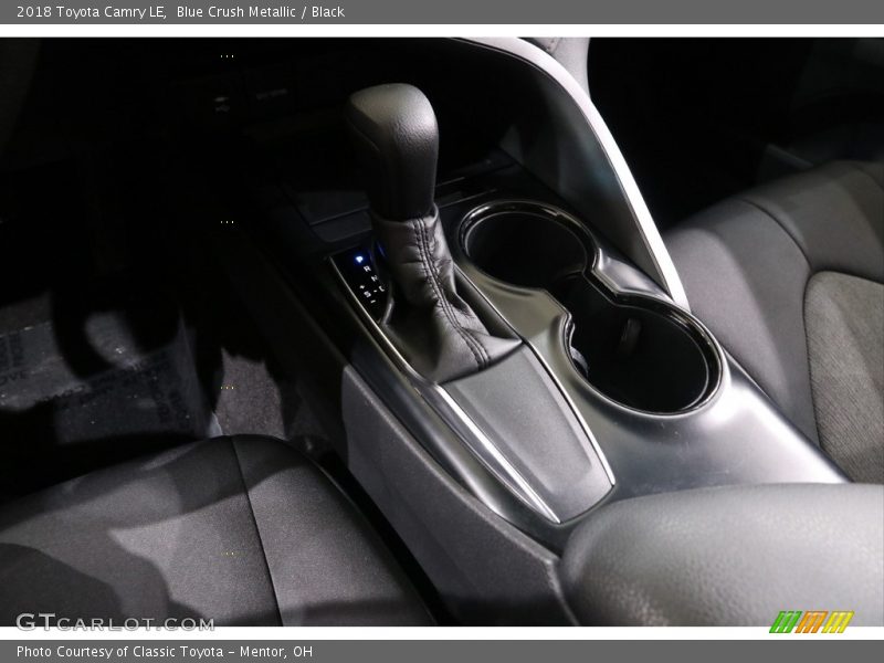 Blue Crush Metallic / Black 2018 Toyota Camry LE