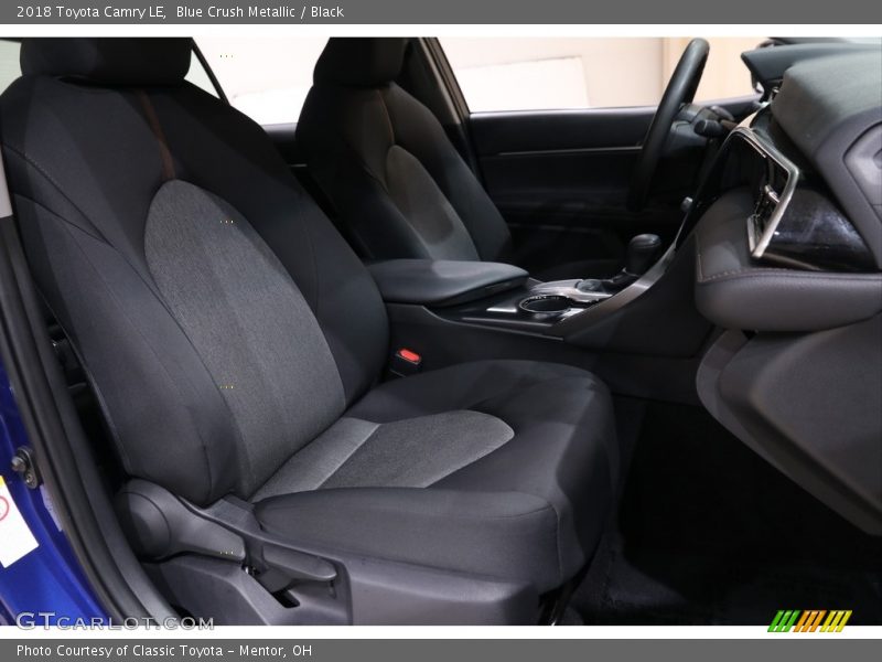 Blue Crush Metallic / Black 2018 Toyota Camry LE