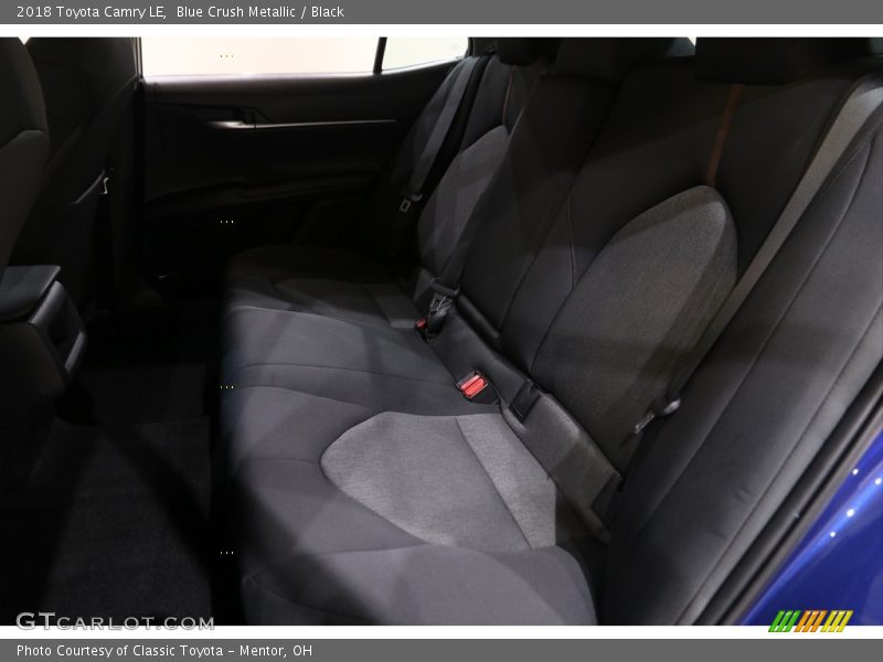 Blue Crush Metallic / Black 2018 Toyota Camry LE