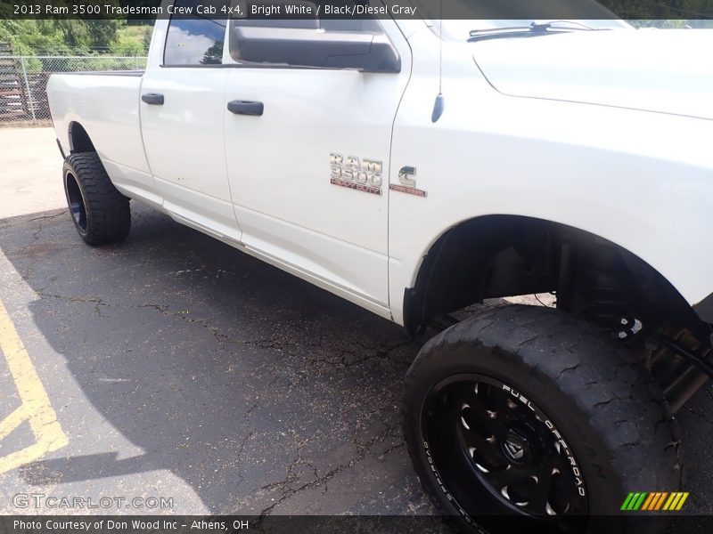 Bright White / Black/Diesel Gray 2013 Ram 3500 Tradesman Crew Cab 4x4