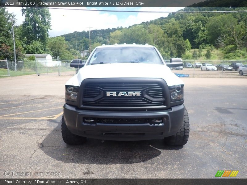 Bright White / Black/Diesel Gray 2013 Ram 3500 Tradesman Crew Cab 4x4