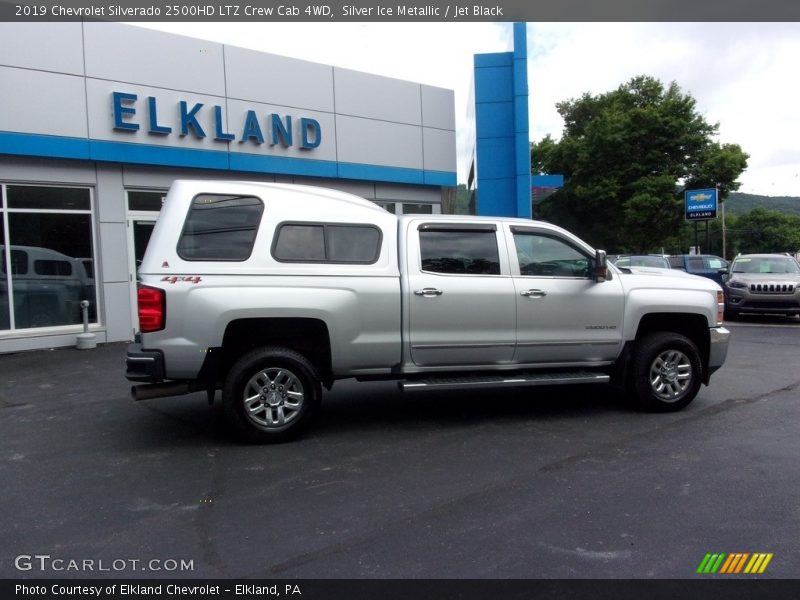 Silver Ice Metallic / Jet Black 2019 Chevrolet Silverado 2500HD LTZ Crew Cab 4WD