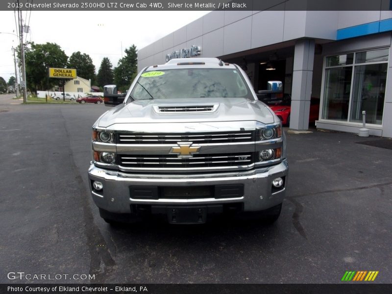 Silver Ice Metallic / Jet Black 2019 Chevrolet Silverado 2500HD LTZ Crew Cab 4WD