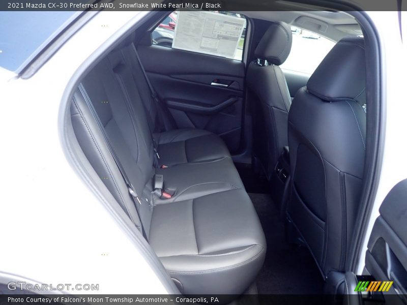 Snowflake White Pearl Mica / Black 2021 Mazda CX-30 Preferred AWD