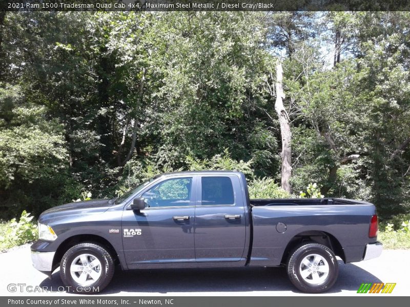 Maximum Steel Metallic / Diesel Gray/Black 2021 Ram 1500 Tradesman Quad Cab 4x4