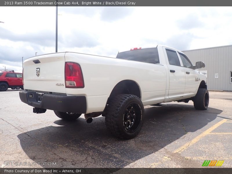 Bright White / Black/Diesel Gray 2013 Ram 3500 Tradesman Crew Cab 4x4