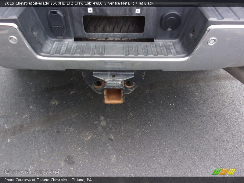 Silver Ice Metallic / Jet Black 2019 Chevrolet Silverado 2500HD LTZ Crew Cab 4WD