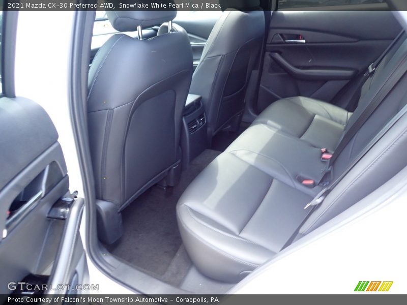 Snowflake White Pearl Mica / Black 2021 Mazda CX-30 Preferred AWD