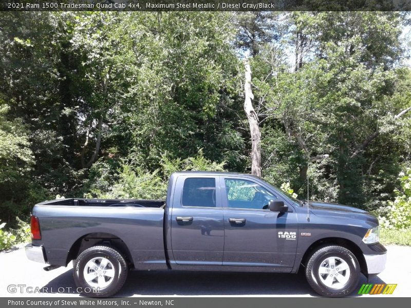 Maximum Steel Metallic / Diesel Gray/Black 2021 Ram 1500 Tradesman Quad Cab 4x4