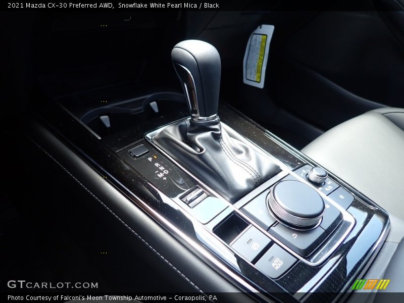 Snowflake White Pearl Mica / Black 2021 Mazda CX-30 Preferred AWD