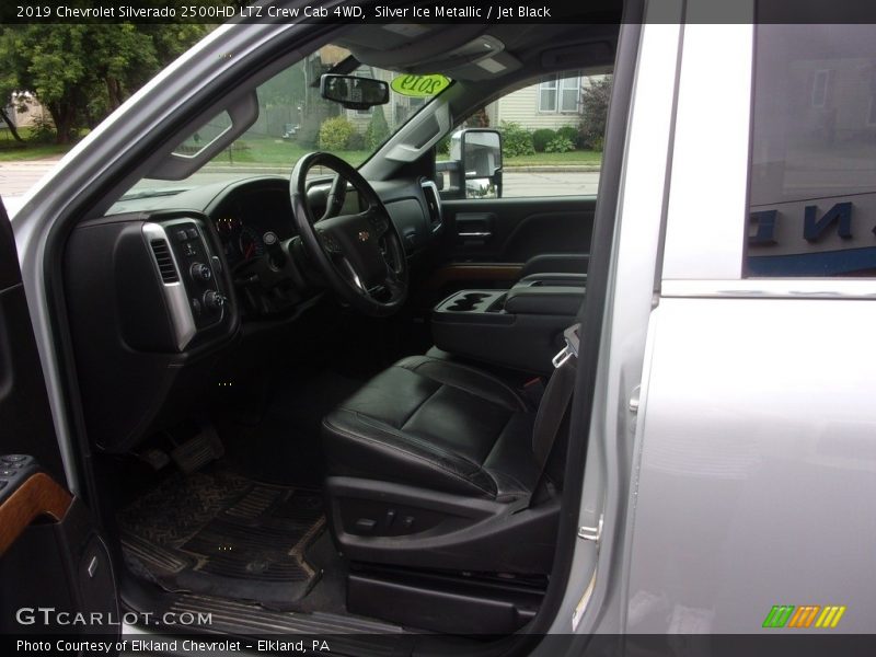 Silver Ice Metallic / Jet Black 2019 Chevrolet Silverado 2500HD LTZ Crew Cab 4WD