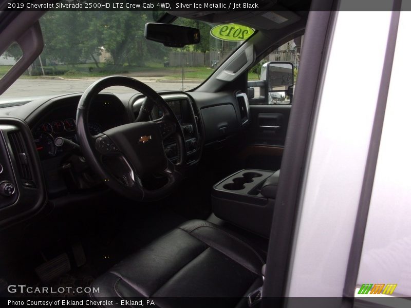 Silver Ice Metallic / Jet Black 2019 Chevrolet Silverado 2500HD LTZ Crew Cab 4WD