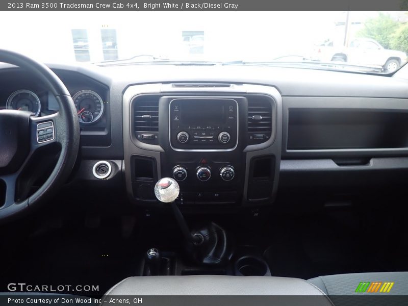Bright White / Black/Diesel Gray 2013 Ram 3500 Tradesman Crew Cab 4x4