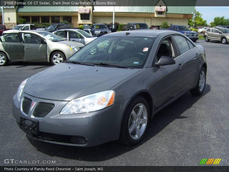 Dark Steel Gray Metallic / Ebony Black 2008 Pontiac G6 GT Sedan