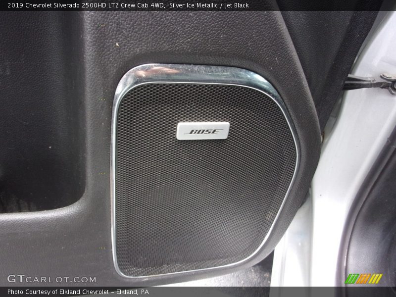 Silver Ice Metallic / Jet Black 2019 Chevrolet Silverado 2500HD LTZ Crew Cab 4WD