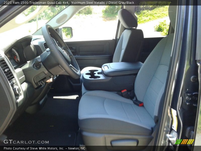 Maximum Steel Metallic / Diesel Gray/Black 2021 Ram 1500 Tradesman Quad Cab 4x4