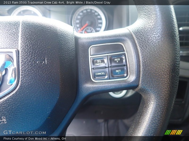 Bright White / Black/Diesel Gray 2013 Ram 3500 Tradesman Crew Cab 4x4
