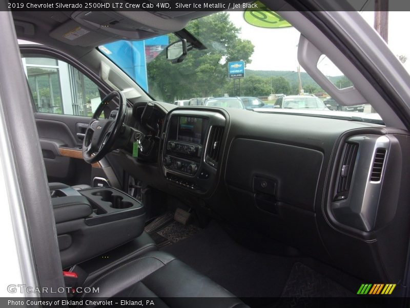 Silver Ice Metallic / Jet Black 2019 Chevrolet Silverado 2500HD LTZ Crew Cab 4WD