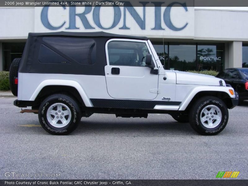 Stone White / Dark Slate Gray 2006 Jeep Wrangler Unlimited 4x4