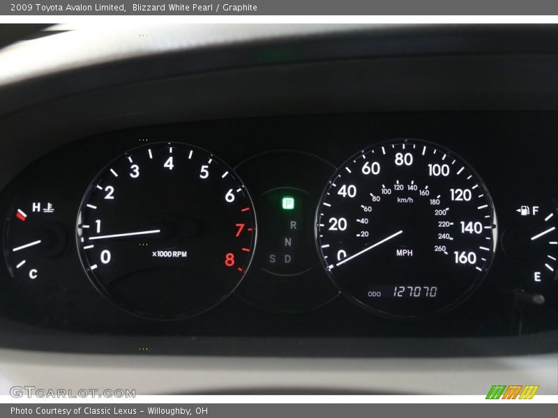 Blizzard White Pearl / Graphite 2009 Toyota Avalon Limited