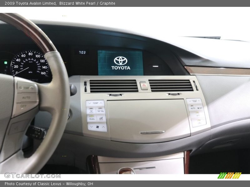 Blizzard White Pearl / Graphite 2009 Toyota Avalon Limited