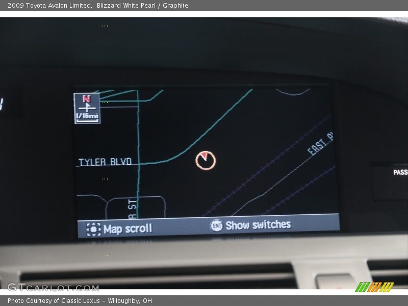 Blizzard White Pearl / Graphite 2009 Toyota Avalon Limited