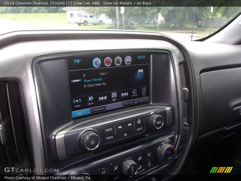 Silver Ice Metallic / Jet Black 2019 Chevrolet Silverado 2500HD LTZ Crew Cab 4WD